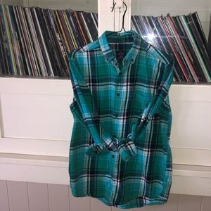 Plaid button up flannel